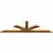 Ekena Millwork Richland Rough Sawn Timber Gable Bracket, Western Red Cedar, 72"W x 21"H x 2"D x 4"F, 7/12 Pitch GBW072X21X0204RIC00RWR - alternate 3